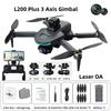 New L200 Plus GPS Drone Factory 4K Professional HD Dual Lens 3-Axis Gimbal 360° Laser Obstacle Avoidance Brushless RC Quadcopter