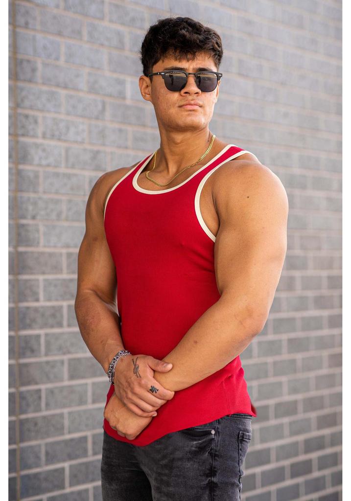 Men's Summer Fitness Sleeveless T-Back Tank for Outdoor Running & Casual Sports
