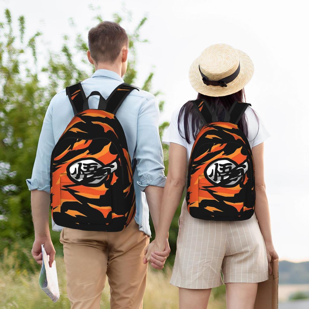 Son Goku Backpack for Men Women Fashion Student Work Daypack Vegeta DBZ College Shoulder Bag Durable