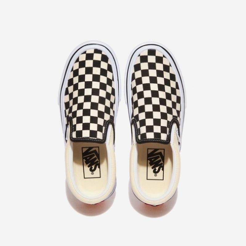 Vans Slip On Light Blkwht Chk 3 6