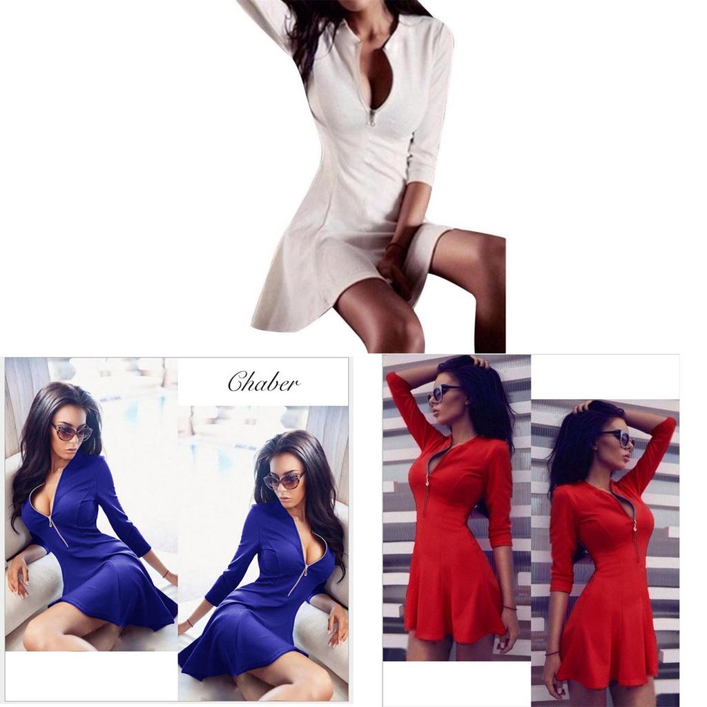 Damen Langarm Winter Club Minikleid Longshirt Bodycon Premium Quality Cocktailkleid For Every Event