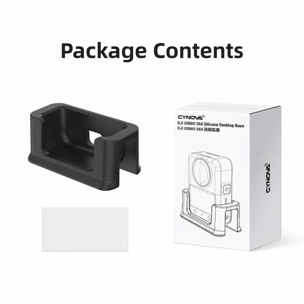 Anti-shake Car Camera Support Base Charging Slot Stand Holder for DJI Osmo 360 Photography