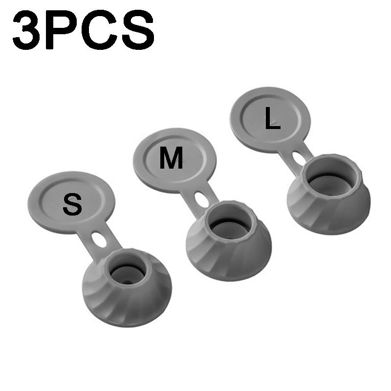 

3/6 шт. Крышка для бутылки с кондиционером из ТПЭ, герметичная крышка для бутылки, сменный комплект для ванной комнаты, кухни, бутылок с приправами