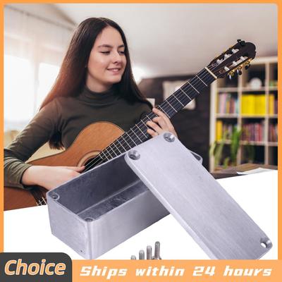 1590A Style Pedal Enclosure with Screws Effects Pedal Stomp Box Enclosure Aluminum Stomp Box Enclosure Musical Instrument Kit