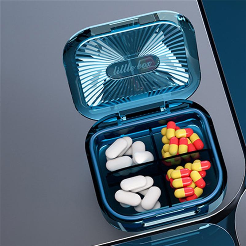 Mini Dispensing Environmental Protection Moisture-Proof Travel Independent Pill Portable Multi-cell Pill Box Packing Storage