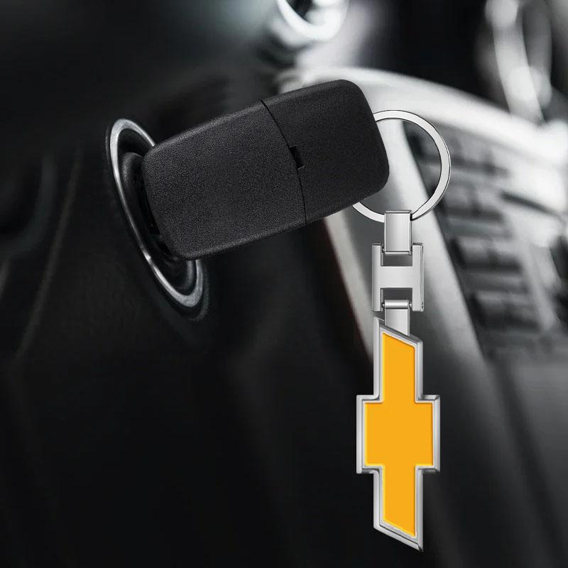 Auto-Emblem Schlüsselanhänger Schlüsselring Zubehör für Chevrolet Chevry Cruze Impala Camaro Garna Equinox Volt Yakista AVEO Limousine Schrägheck Malibu Trax Aveo