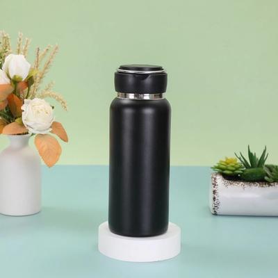 600ML Thermos-Wasserflasche Große Kapazität Weiter Mund Sport-Thermosbecher Auslaufsicher Handheld Isolierte Wasserflasche