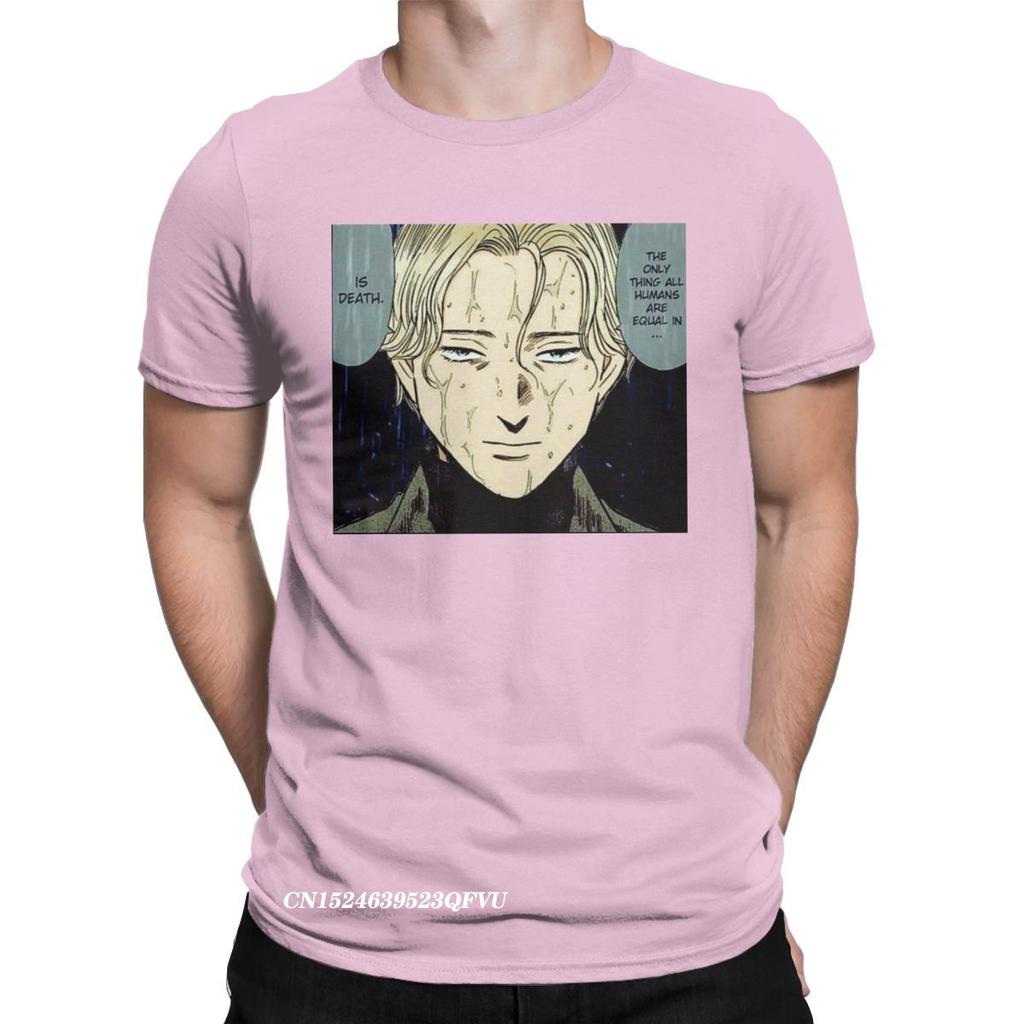 Monster Johann Naoki Urasawa T-Shirts For Men Cool Cotton Tees Round Collar Harajuku Tshirt New Arrival Clothing