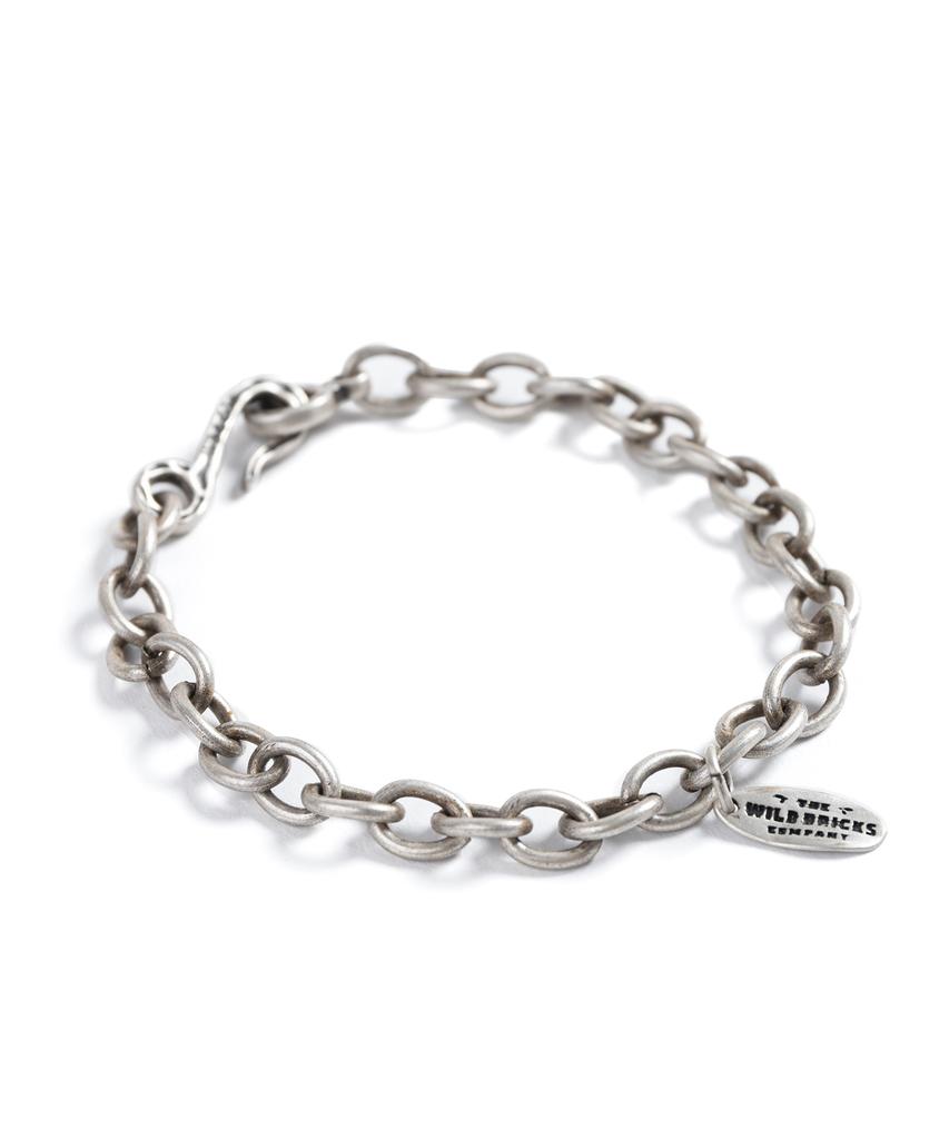 Wild Bricks Bd Link Chain Bracelet (Silver)