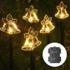 Solar-Powered LED Christmas Star & Snowflake Garden Lights