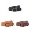 Genuine Leather Womens Belt With Metal Pin Buckle For Casual Or Office Wear