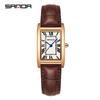 Orologi SANDA Quadrati Retro per Coppia - Eleganti, Impermeabili, al Quarzo, da Polso per Uomo e Donna