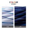 Men's Light Luxury Color Woven Striped Short-Sleeved Polo Shirt with Mulberry Silk