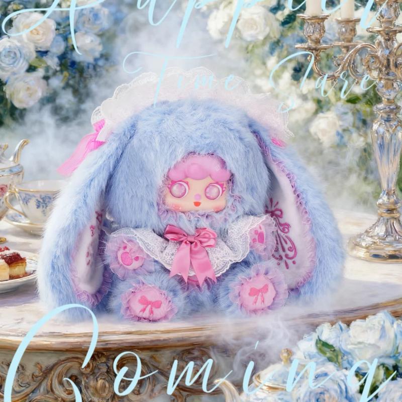 Migo Rose Teeparty 600% Plüsch Blind Box Mystery Überraschungsspielzeugpuppe Trendige Dekoration Geburtstagsgeschenk Sammlerstück Plüschtier