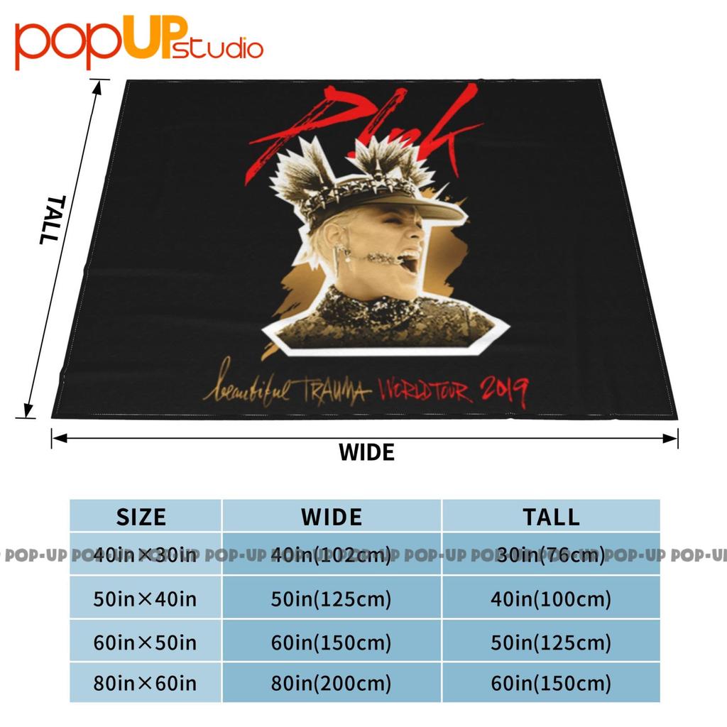 Beautiful Trauma 2019 World Tour Concert Ultra-Soft Blanket Quilt Winter Sofa Cover Bed Covers