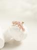 Minimalpiercing 14K Garland Flower Cubic Piercing Earrings
