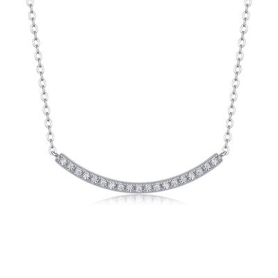 S925 Silver Set Chain Moissanite Necklace Temperament Collarbone Chain Neck Chain