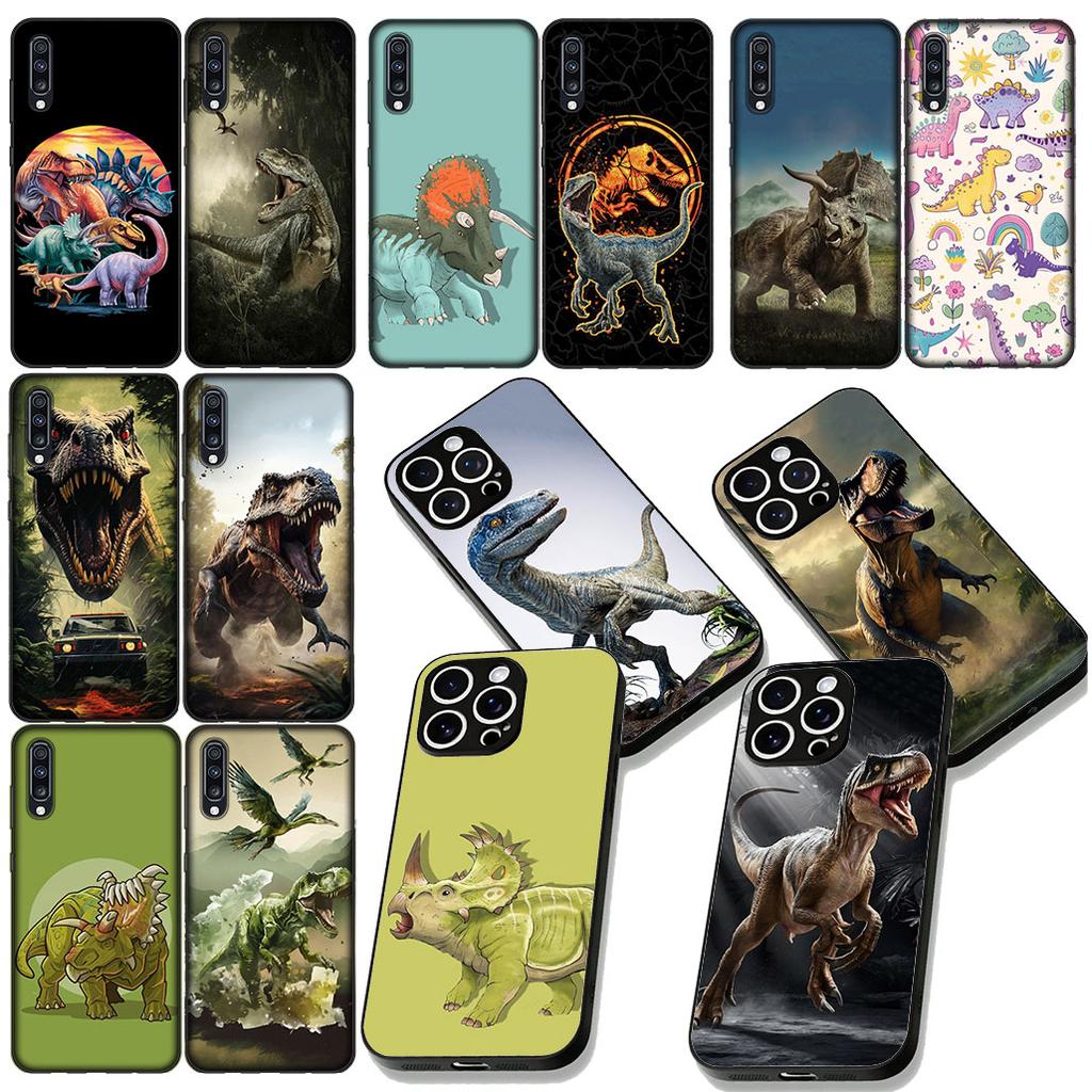 Cartoon Dinosaur Wallpaper Phone Case for Xiaomi Redmi Note 12 11 10 A3 Pro 10A 10C 12C Note12 5G Protective Cover