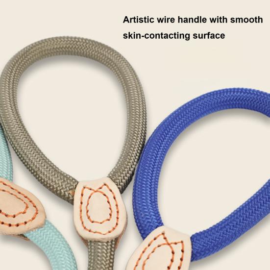 Slip Lead Dog Leash No Pull Heavy Duty Leash for Small Medium Large Dogs Strong Training Rope with Adjustable Stopper for Walking Hiking