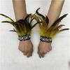 Elegant Feather Wrist Cuffs for Women Photography for Medieval Feather Bracelet Halloween Cosplay and Evening Dresses