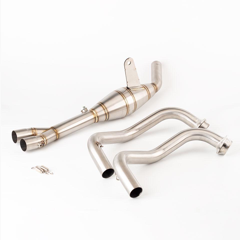 Motorcycle exhaust system for YAMAHA YZF-R25 YZF-R3 2014-2023 MT-25 MT-03 2016-2023 R25 exhaust front pipe R3 muffler mt03 r25 R25 R3 MT25 MT03