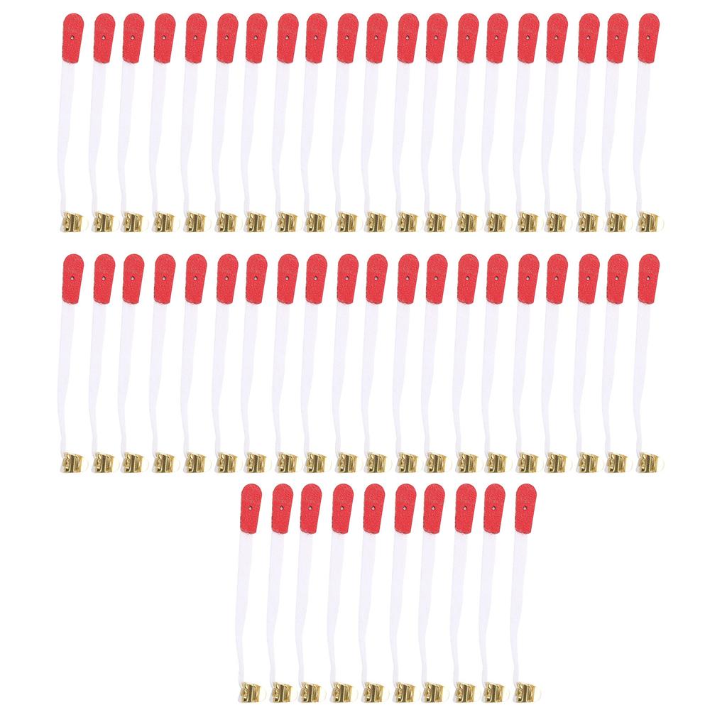 50 Stück Klavier Kletterseil Stimmzügelband mit Metallschloss Musikinstrument Reparaturwerkzeug