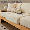 Washable Thicken Elastic Sofa Slipcover Solid Color Soft Furniture Protector Removable Durable Sofa Cover Towel Living Room