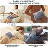 Rechargeable Hot Water Bottle Hot Water Bottle with Plush Cover Relieve Neck Shoulder Hands Feet and Get Rid of Cold