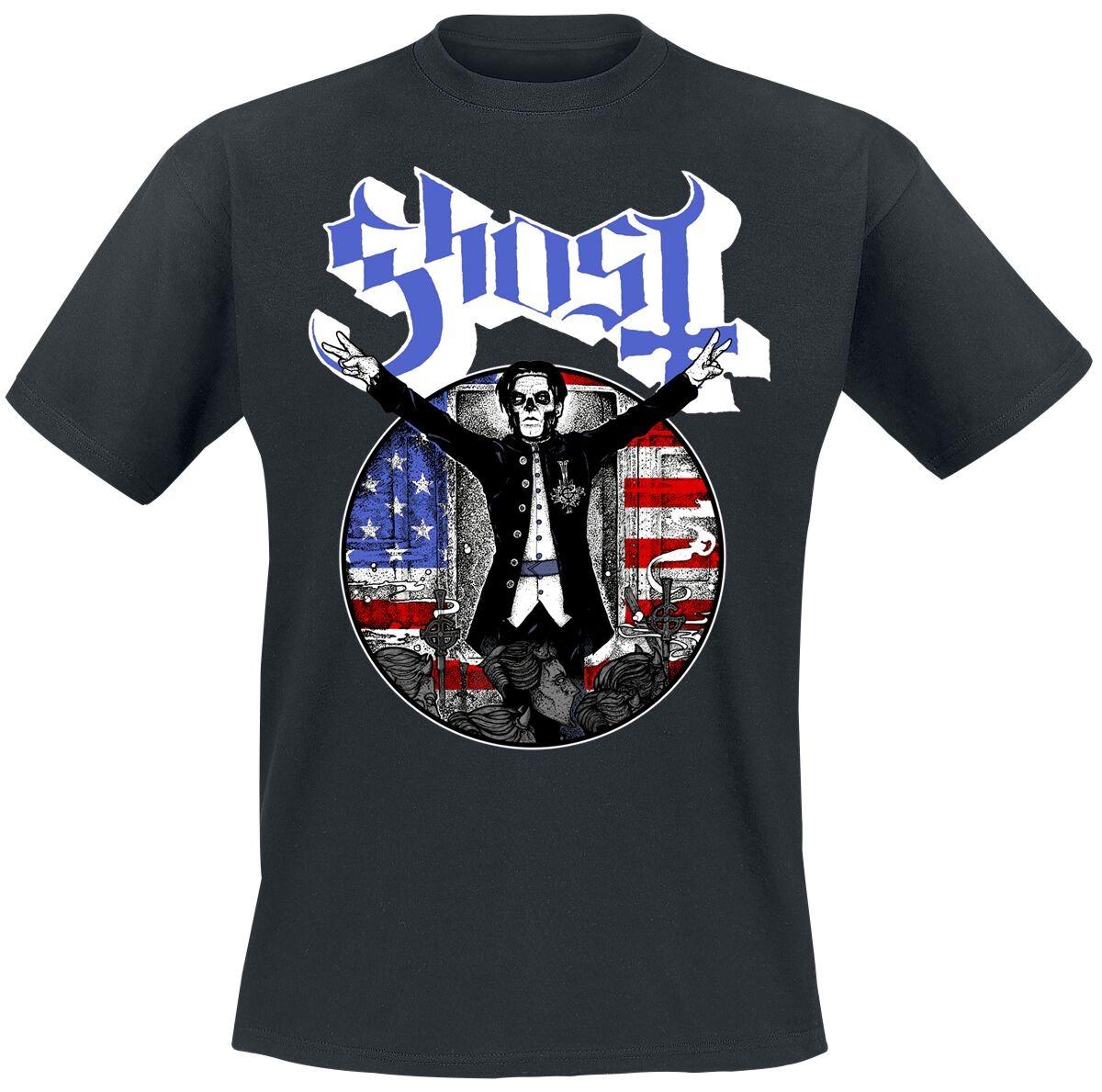 

Ghost Rock Art Tee Ideal for Rock Enthusiasts Who Appreciate Rock’s Mysterious Legacy and Edgy Style in Casual T-Shirts 4XL