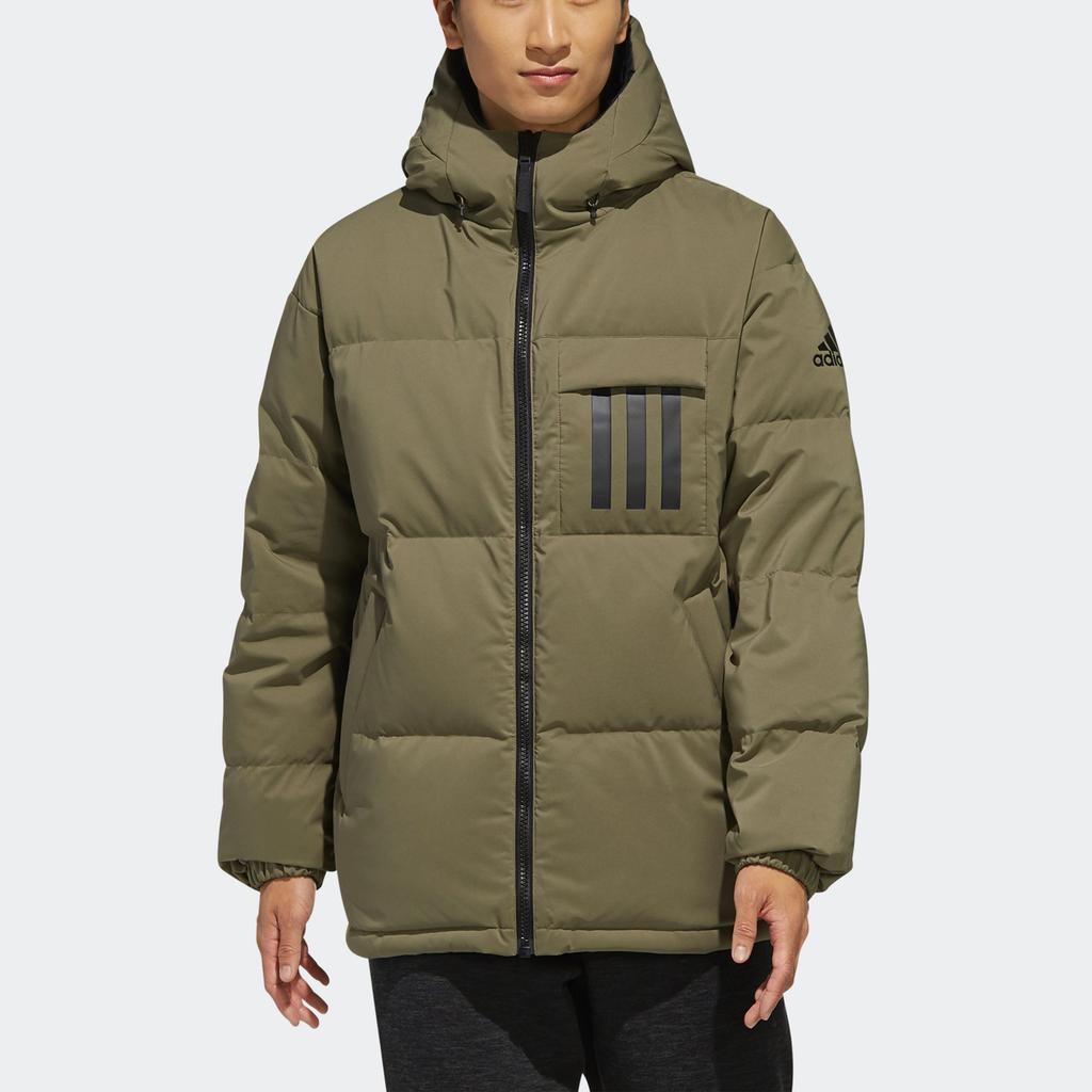 adidas Down Jacket Men's Khaki Brown EH4009