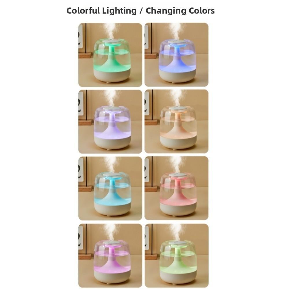 Quiet Operation Powered Humidifier Continuous/Intermittent Mist Portable Air Humidifier Home Decor