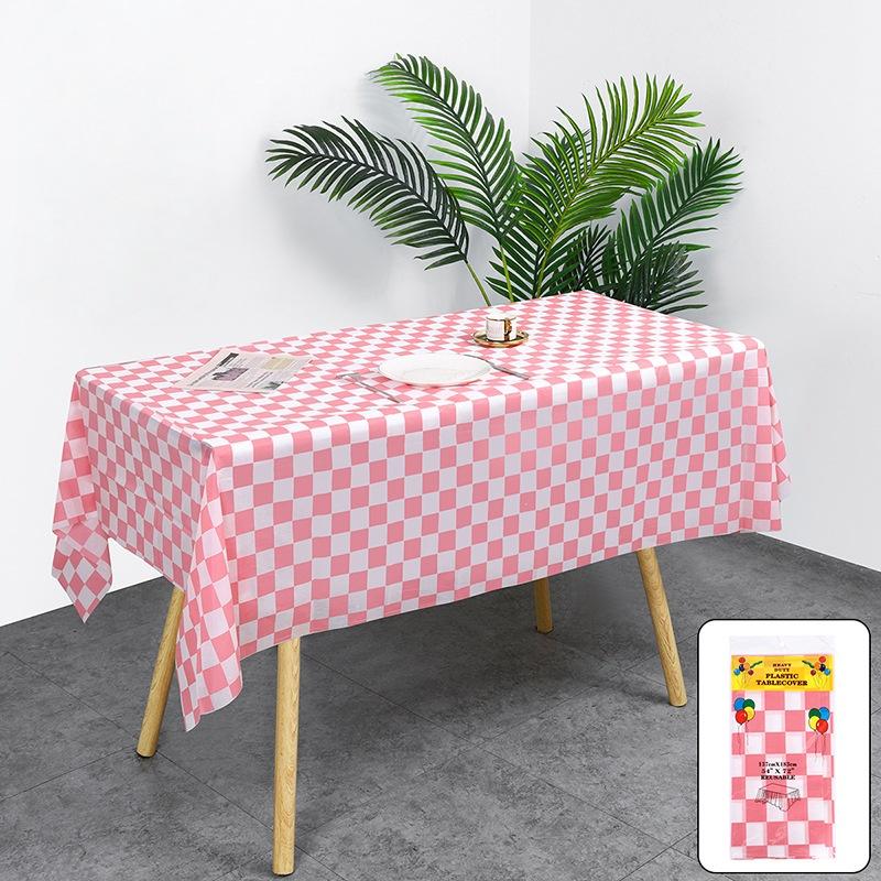 1/3pcs Checkered Tablecloth Kitchen, Wedding, Holiday Table Decoration Tablecloth, Outdoor Picnic Tablecloth