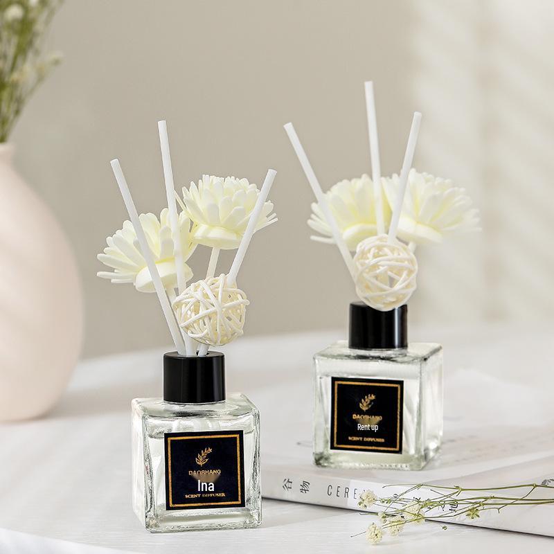 Flameless Rattan Diffuser: Long-Lasting Aromatherapy Essential Oil Air Freshener for Home and Bedroom