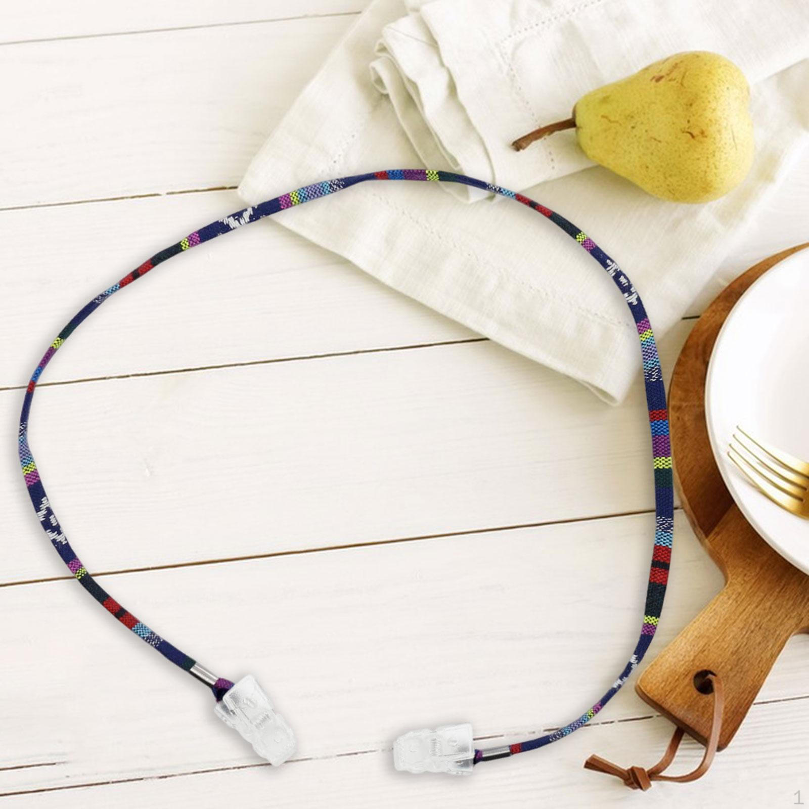 

Держатель нагрудника, зажим для салфеток, защита для обеденной одежды, практичные крышки, фиксирующий ремешок для синий