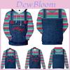 Farbenfroh gestaltete Sweatshirt-Hoodies mit 3D-Druck von Good Guys Chucky für Damen und Herren