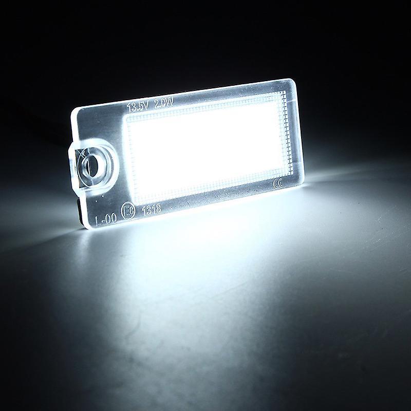 2 Stück Auto 18 LED Kennzeichenbeleuchtung Kennzeichenleuchte für Volvo S80 1999-2006 V70 XC70 S60 XC90