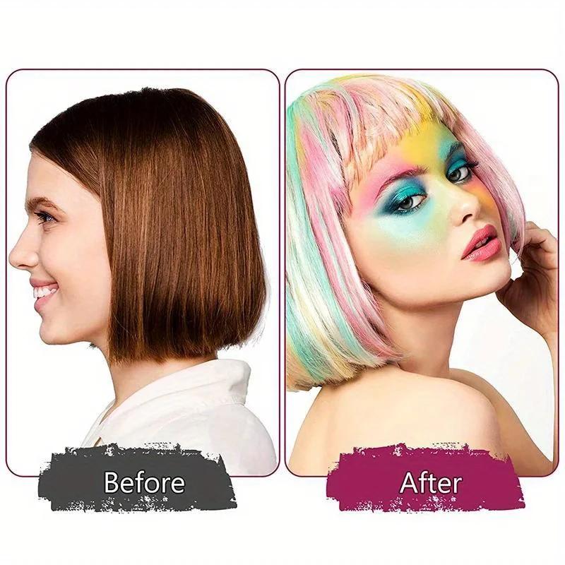 Touca de Silicone para Coloração de Cabelo Agulha de Gancho Profissional Tintura de Cor Mechas Reutilizável Conjunto Ferramentas para Descoloração Congelada Salão de Beleza