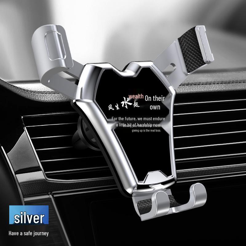 Car Air Vent Clip-on Metal Gravity Phone Holder