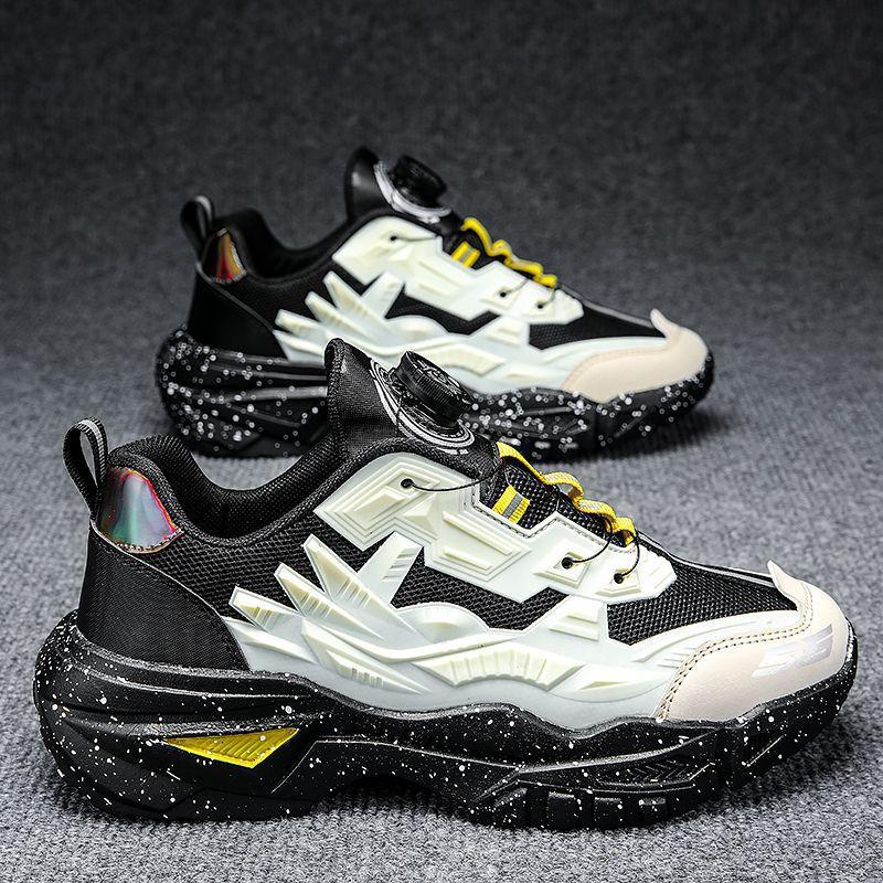 Shoes for Men's Autumn Men's Black Sports and Casual Trendys Added The New