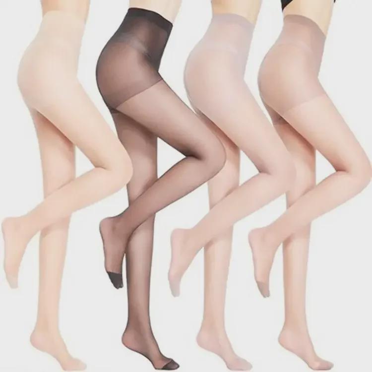 6-Pack Core-Spun Women's Anti-Snagging Leg-Beautifying Stockings with Individual Packaging