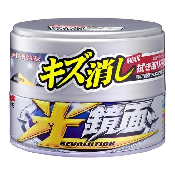 SOFT99 Воск WAX Light Mirror Wax Для жемчужных и металлических автомобилей Для защиты и полировки пленок автомобильной краски Ткань 00419