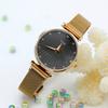 New Stereo Literal Quartz Bracelet Watch Female Jewelry Magnetic Mesh Belt Watches Ladies Clock Luxury Women Dress Wristwatches