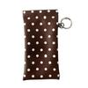 Stylish Polka Dot  Eyeglasses Pouch Water-resistant PU Leather Scratch-Resistant Soft Glasses Case Storage Bag for Women Daily