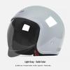 3C Certified AD Electric Motorcycle Helmet, All-Season Half Helmet for Men and Women, Winter-Proof for Scooter Commuting