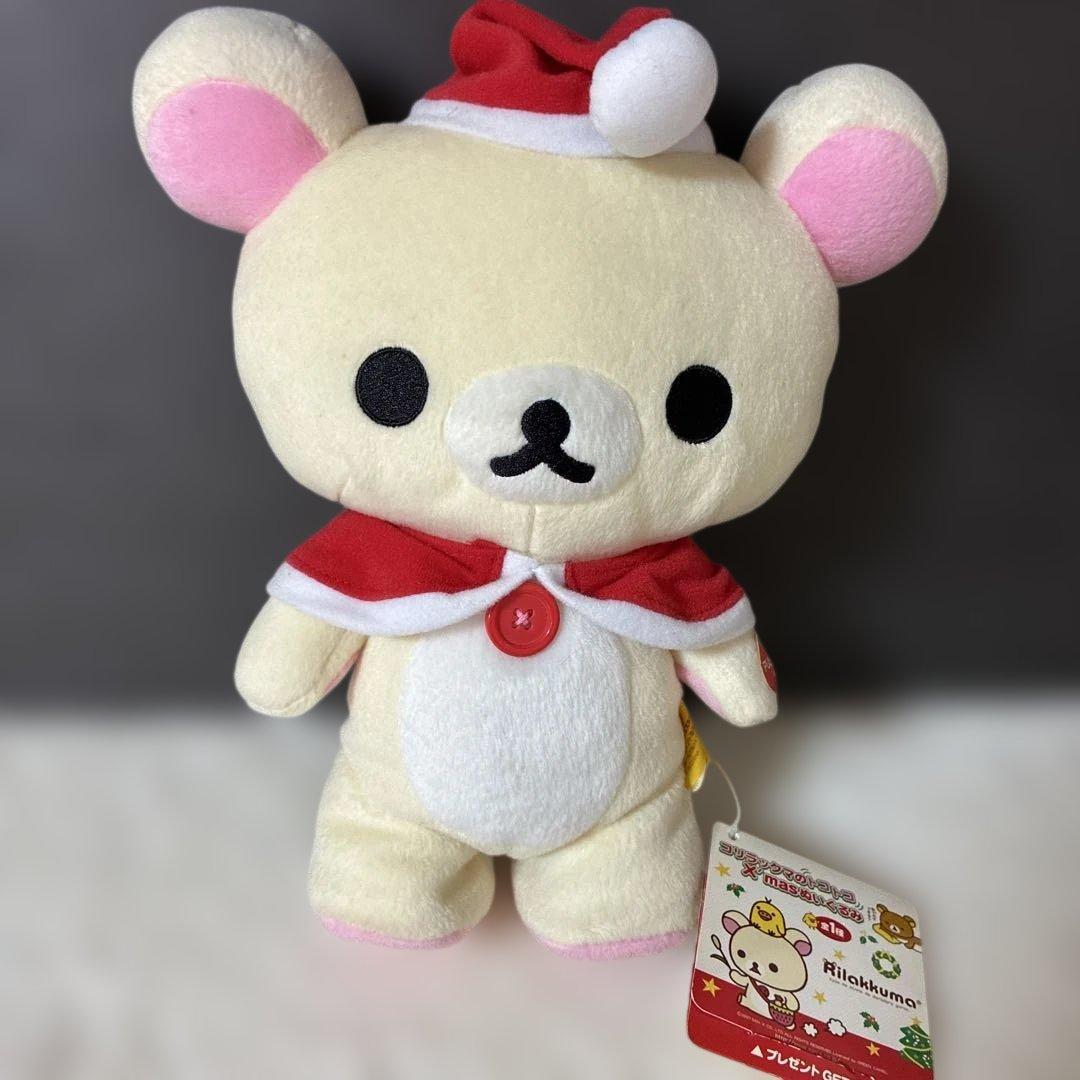 korilakkuma santa stuffed toy
