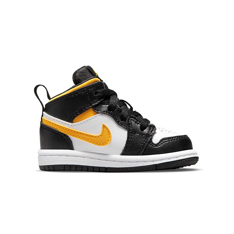 Jordan 1 Mid TD Toddler Black University Gold 640735-177