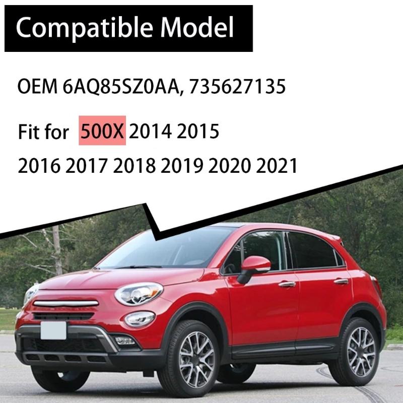 Weather Resistant Quick Install ABS Plastic Exterior Door Handle Cover 735607049 6AQ85SZ0AA Suitable For 500X 2016-2021