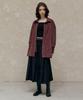 ITOV SEOUL Suede Belted Shirt Jacket Brown