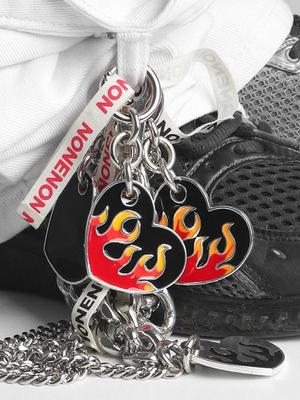 NONENON FLAME LOVE KEYRING(RED)_S