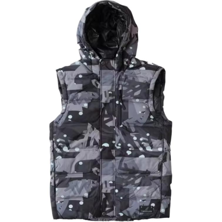 Timberland Outdoor Warm Hooded Zipper Down Vest Men vest A1NDP-M87 S